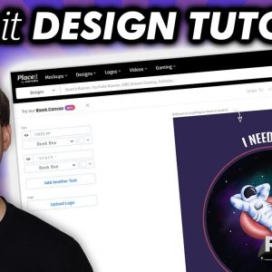 PlaceIt T-Shirt Design Tutorial (CREATE AWESOME DESIGNS IN MINUTES!⏰)