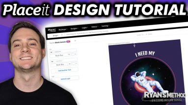 PlaceIt T-Shirt Design Tutorial (CREATE AWESOME DESIGNS IN MINUTES!⏰)