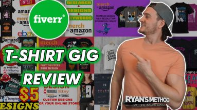 FIVERR REVIEW FOR AMAZON MERCH DESIGN GIGS! (Was it worth it...?)