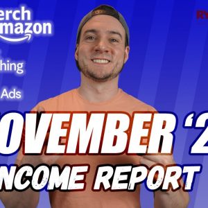 November 2021 Passive Income Report (Amazon FBA, Merch, KDP, Print on Demand, Google Ads)