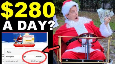 Get Paid $20 A Lead Christmas Niche - Easy Traffic Cpa Affiliate Hack!