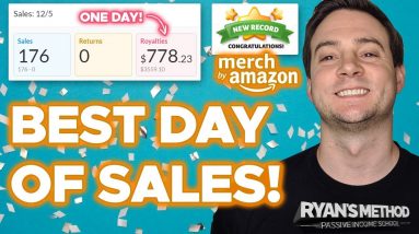 MY BEST DAY EVER ON AMAZON MERCH! 🙌