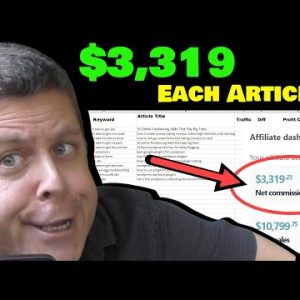 $3,300 Profit Per Article - My Content Strategies To Make More Content In 2022