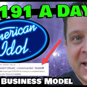 This American Idol Business Model Makes Me $1,191 Daily!