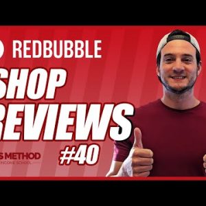 Redbubble Shop Reviews #40 | UPLOAD REDBUBBLE PRODUCTS = MAKE MORE SALES