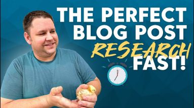 The Perfect Blog Post (Quick Research Methods)