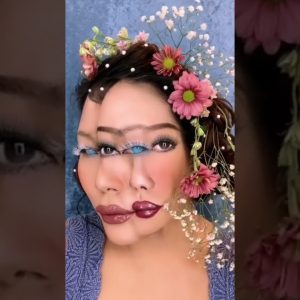 Strange unbelievable and toughest makeup look I have ever seen 👀| by MimiChoi 🤍 Appreciate #Short