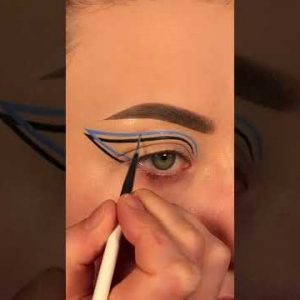 Double floating eye liner ✨| by alicekingmakeup 🥰 #short | Subscribe for more ✨