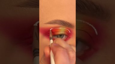 Rainbow eyemakeup Tutorial 😉 alicekingmakeup | love the end result 😍| Subscribe for more #short
