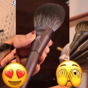 Preparing makeup brush | piaoliang000 | So satisfying 🥰❣️