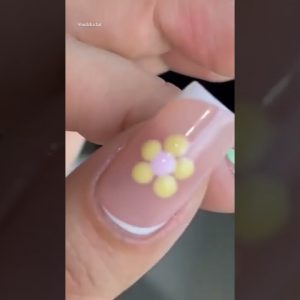 Simplest nail art Trick 💅🥰| CR: nailstoked ✨ #Short | Subscribe for more 😉🥰