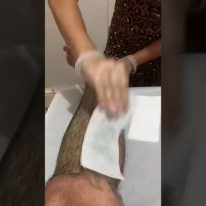 Satisfying leg wax | lookfantastic | For more satisfying content Subscribe 👇👇 #short #satisfying