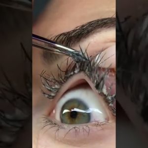 Weirdest eyelashes Removed I have ever saw 🤭 | What do you say..?? #short