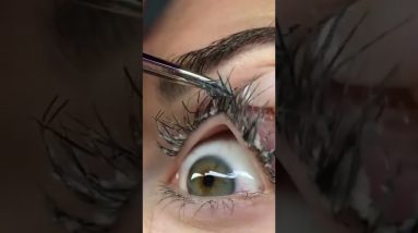 Weirdest eyelashes Removed I have ever saw 🤭 | What do you say..?? #short