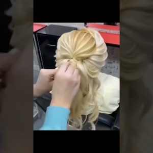 Best Bridal Hair Style ever 😍| uniquehairideas #short | Subscribe for more 🥰