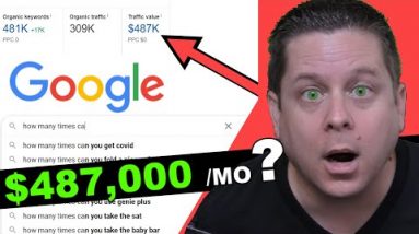 $487K a Month Searching Wierd Facts On Google? (real example)