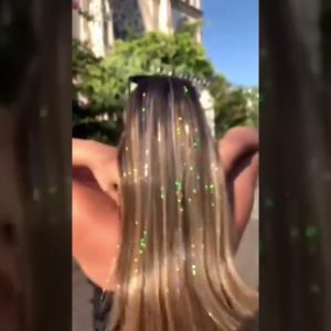 Glitter hair 😱 wait for it 😍 | CR: glitterhair_off ✨