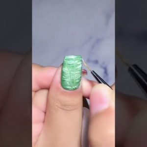 Most easiest nail art hack ysing brush 🤩| CR: 747love8