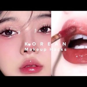 Top 12 Korean Makeup Hacks (Aesthetic) | Makeup Compilation tiktok