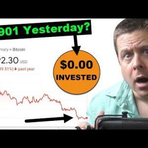 $6,901 Yesterday From The Bitcoin Crash - Without Investing?