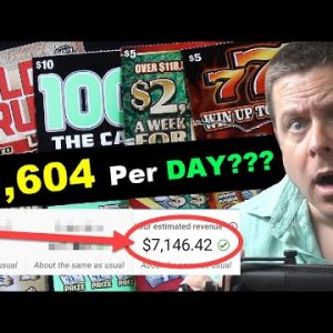 Make Money Scratching Lottery Tickets? ($1,604 A Day)
