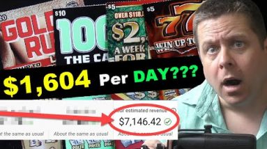 Make Money Scratching Lottery Tickets? ($1,604 A Day)