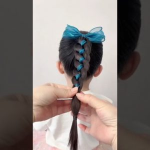 Cute hairstyle for girls Christmas special 🎄🎅