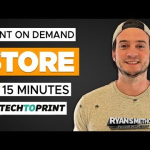 I Launched a Print on Demand Website in 15min w/ TechToPrint