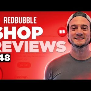 Redbubble Shop Reviews #48 | They're Selling Stickers & Sticker Packs!