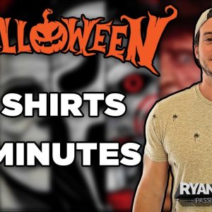 Can I Make 5 Halloween Shirts in 5 Minutes? (YES!)