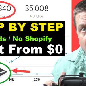 Simple Dropshipping Side Hustle - Start With $0 -  (Free Course) No Ads / No Shopify / No Website!