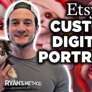 Create & Sell Custom Digital Portraits on Etsy in MINUTES w/ This Tool