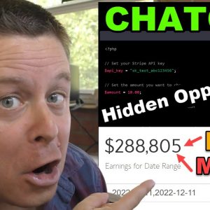 Chat GPT = $1,631 A Day / AI Bot - Super Simple Method!