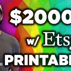 How To Start Making $2,000/mo Etsy Printables