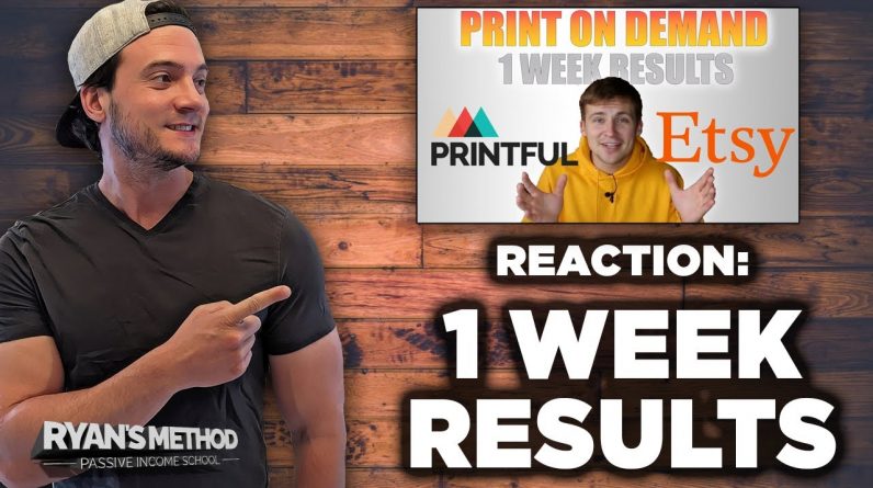REACTION: Print On Demand 1 Week Results (Beginner) [Robert Delins]