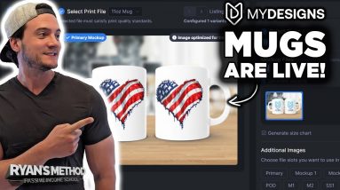 Sell Your T-Shirt Designs on COFFEE MUGS ☕ w/ MyDesigns!