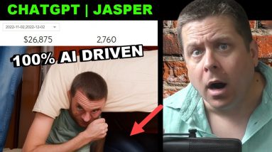 $217 A Day With AI Clickbait? Chat GPT + Jasper AI
