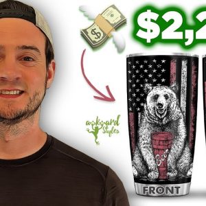 These Fathers Day Tumblers Generate THOUSANDS in Monthly Sales (How to Sell Them w/ Awkward Styles)