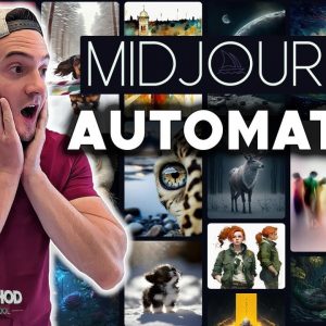 Automate THOUSANDS of Midjourney Graphics for your POD & Digital Products Business!