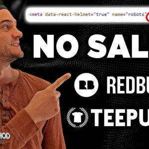 Teepublic ADMITS to Suppressing You in Search Results 🤔