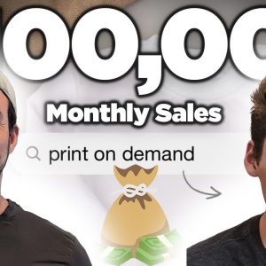 19 Year Old Reveals His $100K/mo AI-Powered Print on Demand Store