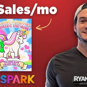 Creating 300+ Sales/mo KDP Coloring Books w/ Creative Fabrica Spark
