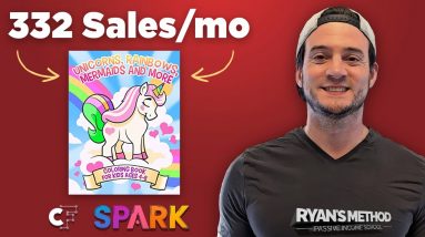 Creating 300+ Sales/mo KDP Coloring Books w/ Creative Fabrica Spark