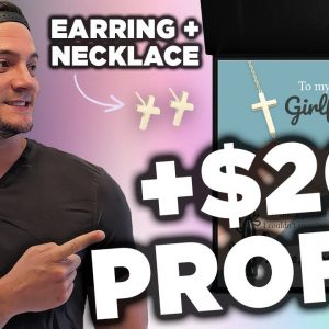 NEW Print on Demand Earring & Necklace Jewelry Sets Have HUGE Profit Margins (Awkward Styles Review)