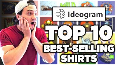 💥Recreating 10 Best-Selling T-Shirts w/ Ideogram AI (IT CAN DO TEXT!)