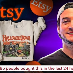 These are the Top 10 Halloween Sweatshirts on Etsy (200+ Sales/day)