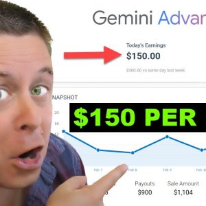 $150 A Day With Google Gemini AI - Make Money Guaranteed!