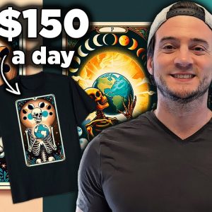 How to Make $150/day Selling AI-Generated Tarot Card Designs