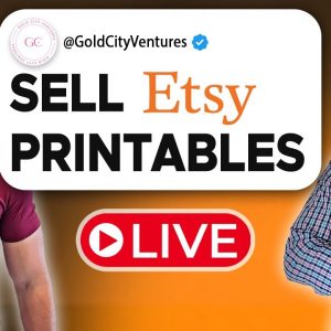 Selling Etsy Printables for Beginners, LIVE w/ Cody